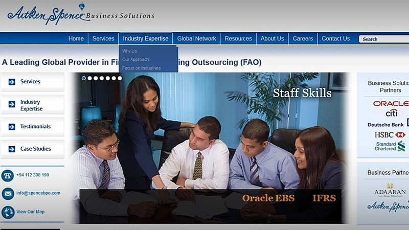 Aitken Spence Business Solutions Launches New Website
