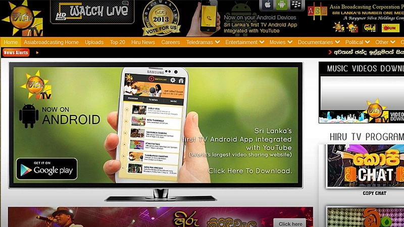 Hiru TV takes to the airwaves with superior technology and unmatched coverage